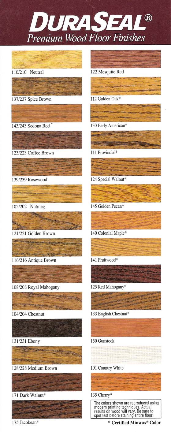 stain samples